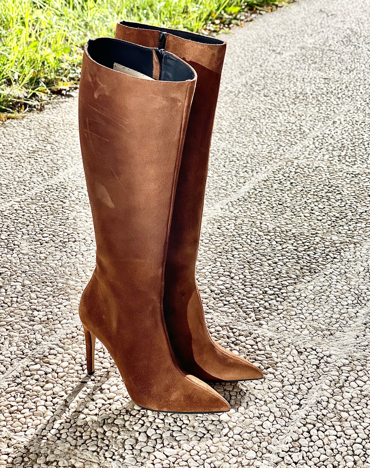 KELLY DIN PIELE DE CAPRĂ COGNAC