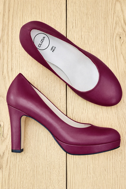 CLEO KOŽA BORDEAUX