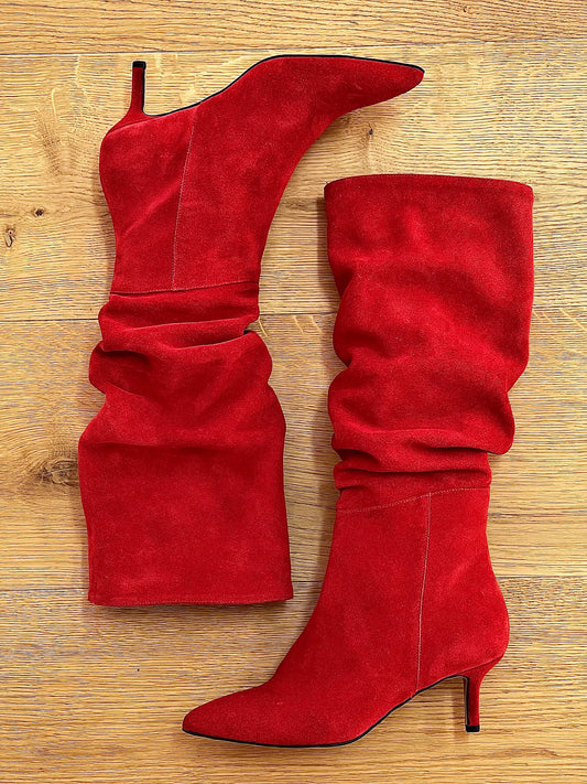 NENA ČERVENÉ SUEDE