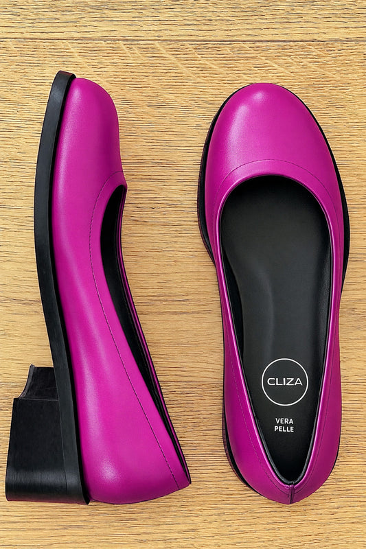 LOKI KOŽA FUCHSIA