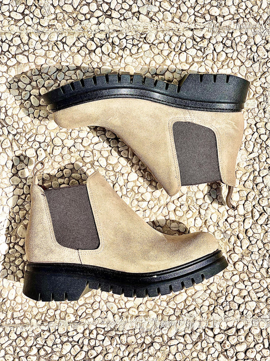 RAIDE SUEDE TAUPE