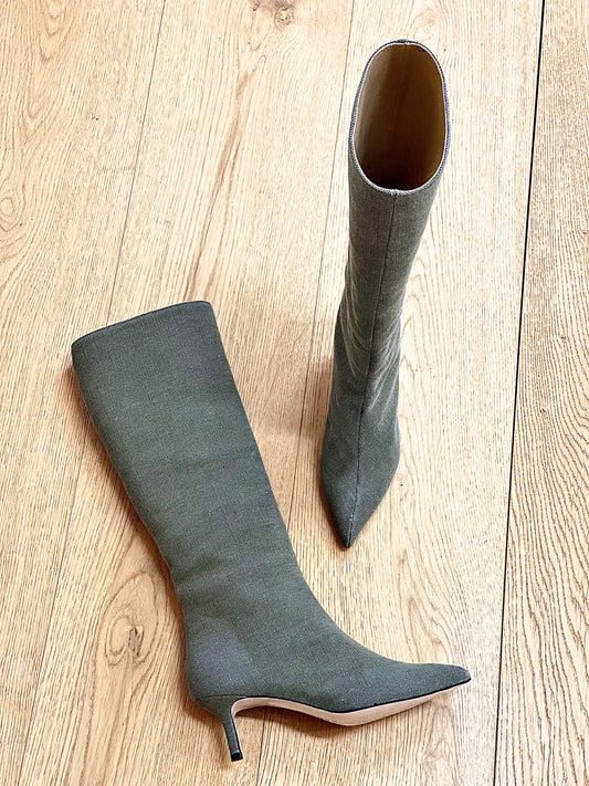 MELISSA CANVAS GREEN