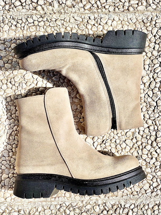 JIL SUEDE TAUPE