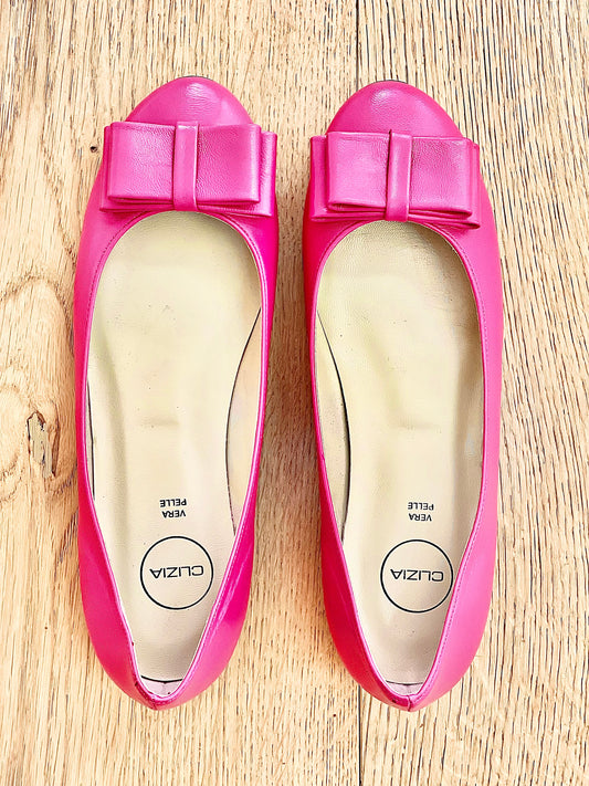 KENDRA LEATHER FUCHSIA