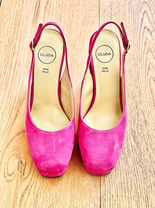 SHARON SUEDE FUCHSIA