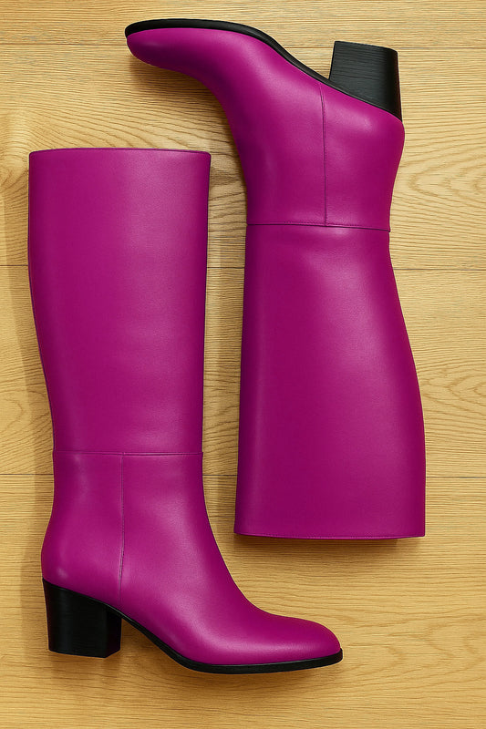 KINE LÄDER I FUCHSIA