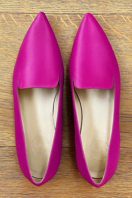 JOSS LÄDER I FUCHSIA