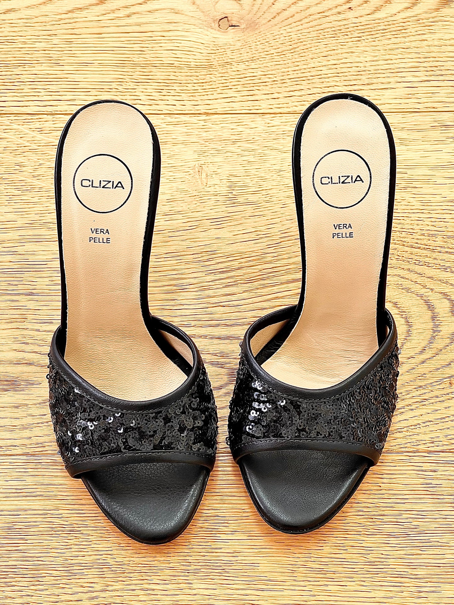 TEA PAILLETTES SVART