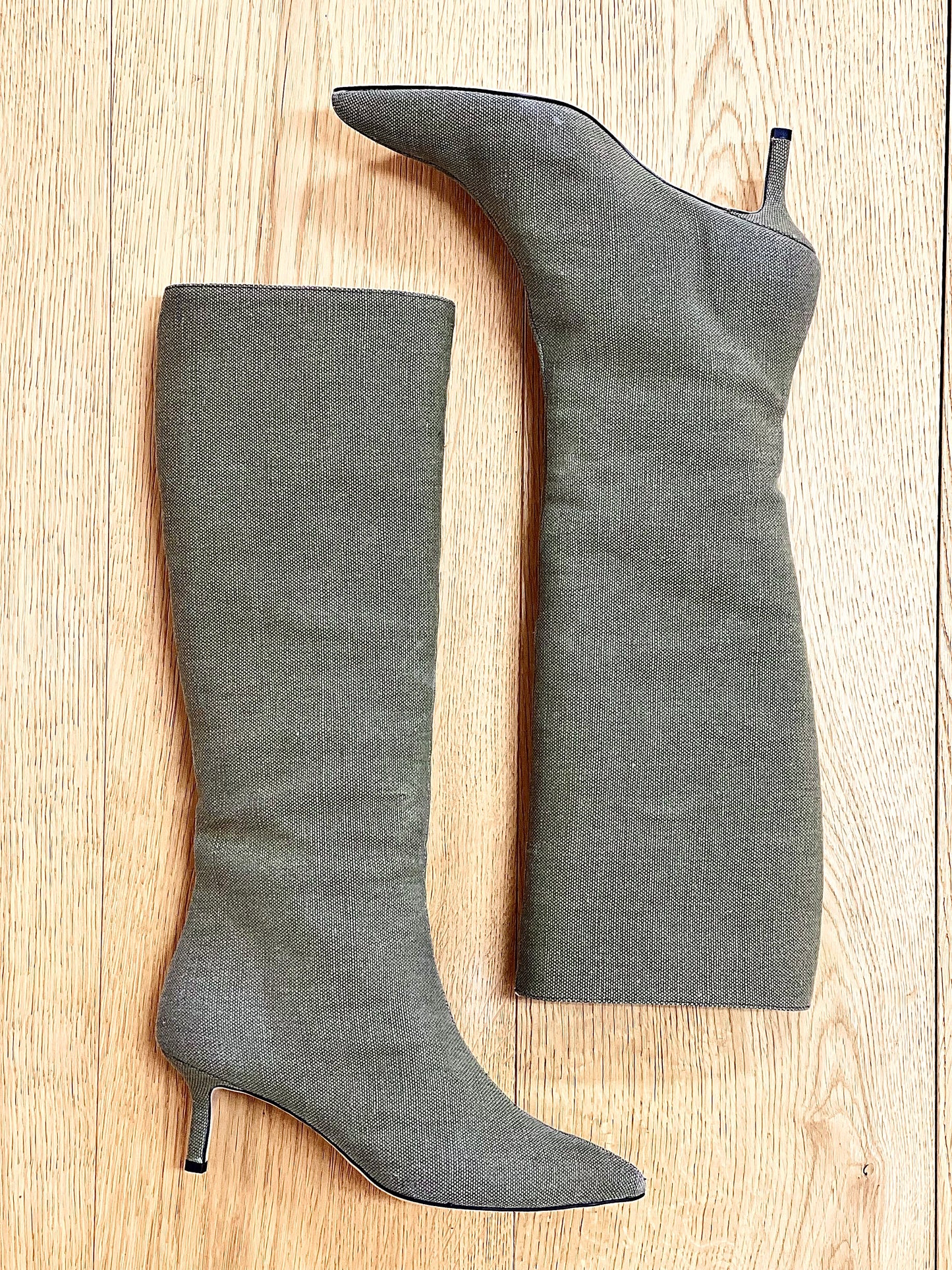 绿色梅丽莎帆布