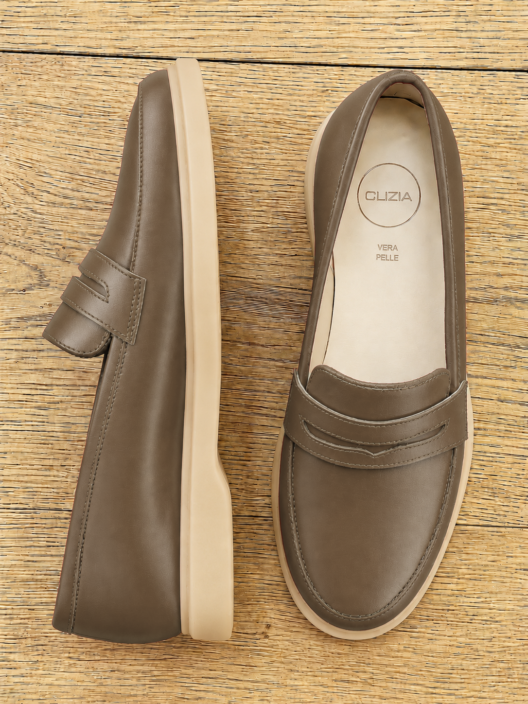 OMAR PELLE TAUPE