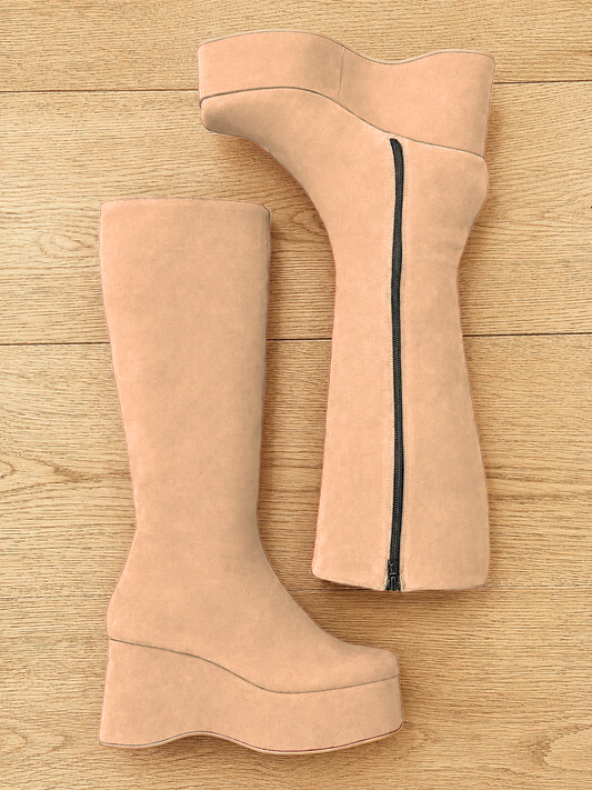 HIBA CAMOSCIO BEIGE