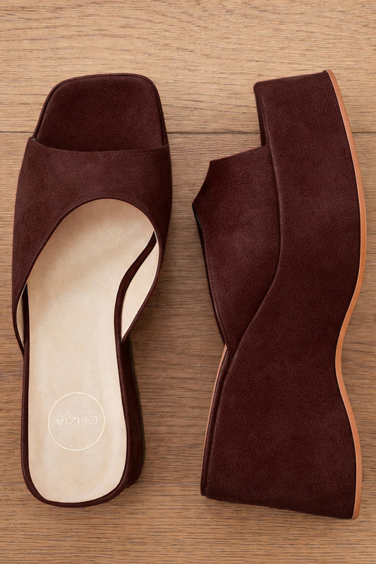 YUNA CAMOSCIO MARRONE