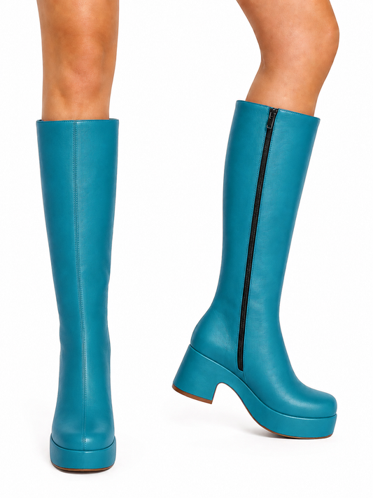 CLARK PELLE AZZURRO