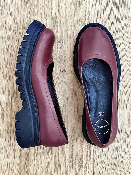 AMBER PELLE BORDEAUX