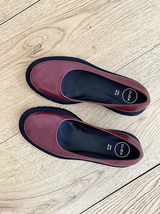 AMBER PELLE BORDEAUX