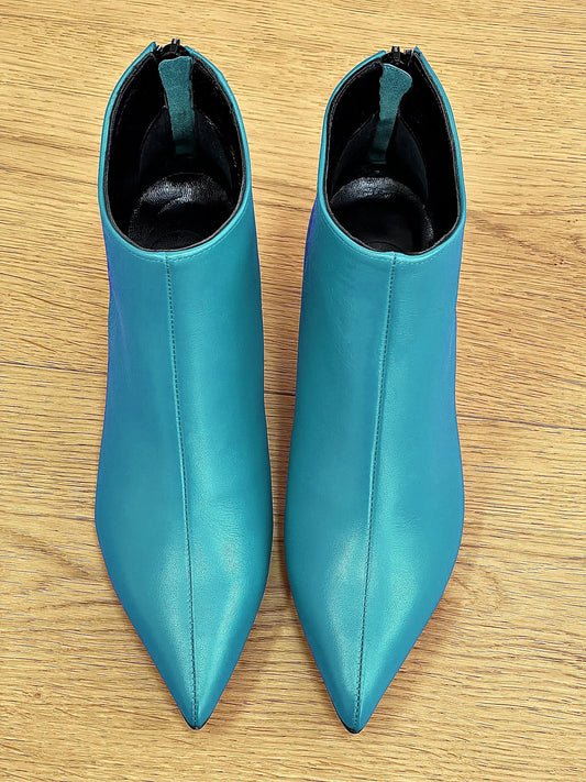 GHITA PELLE AZZURRO