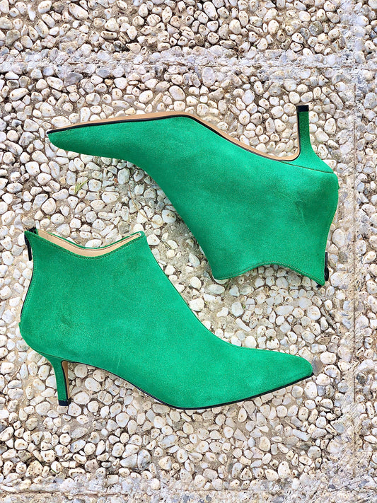 GHITA GREEN SUEDE