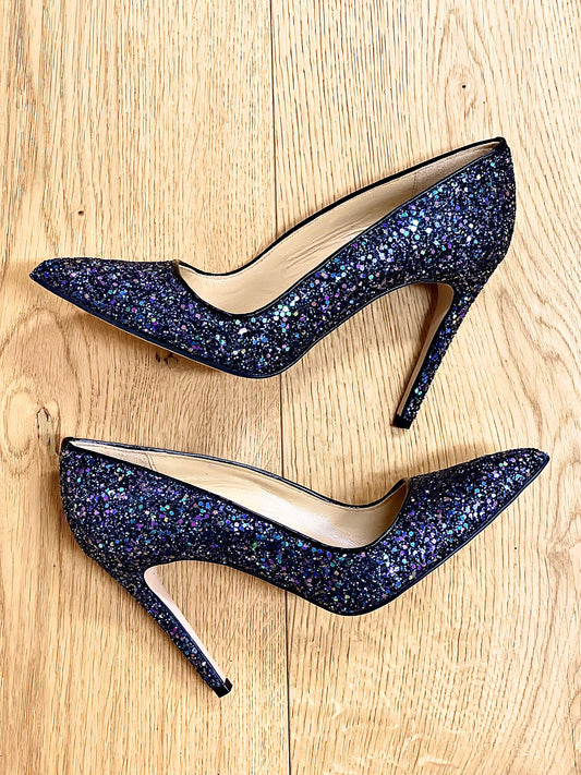 ZOE GLITTER BLU