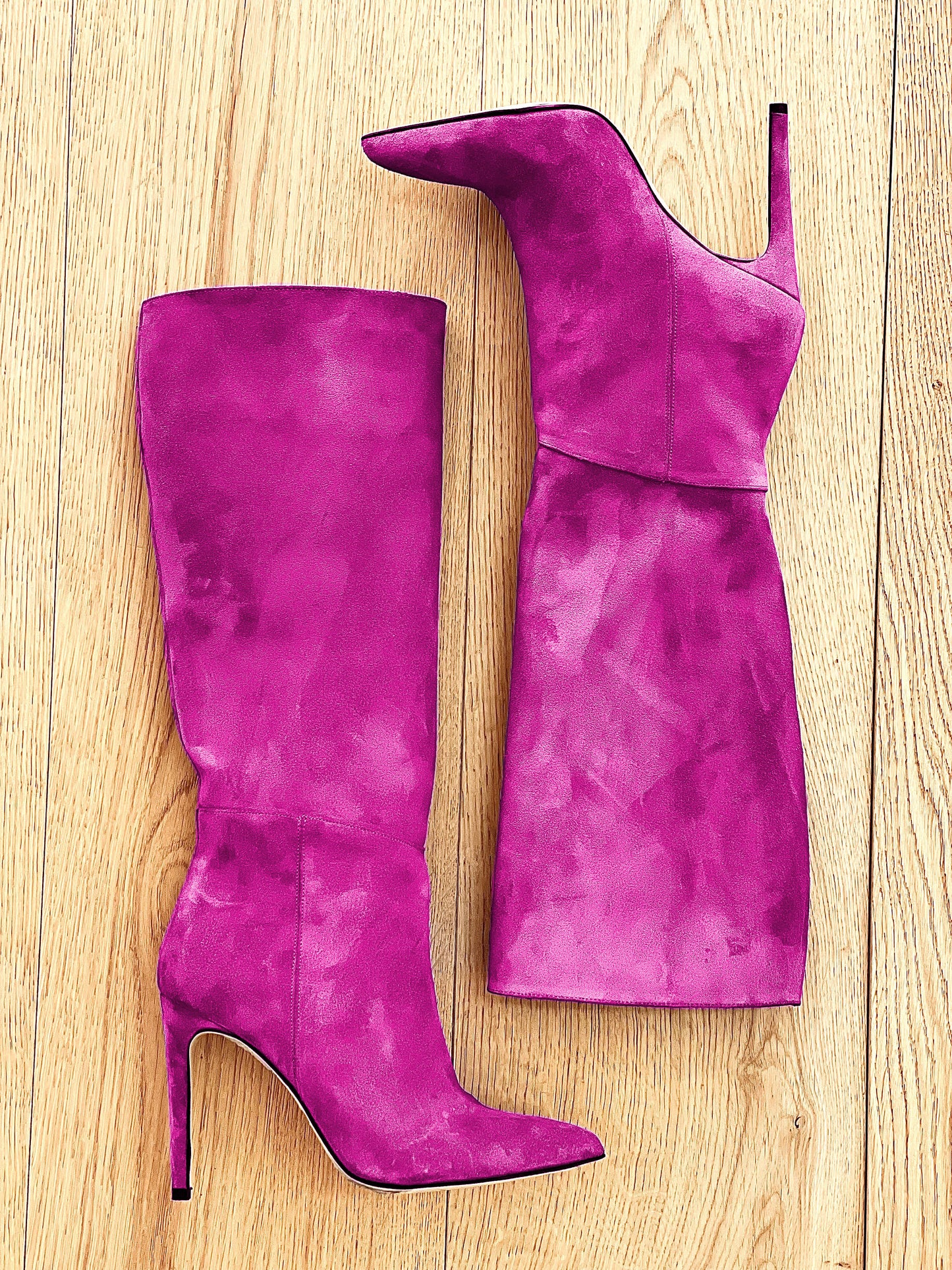 紫红色玛雅麂皮绒