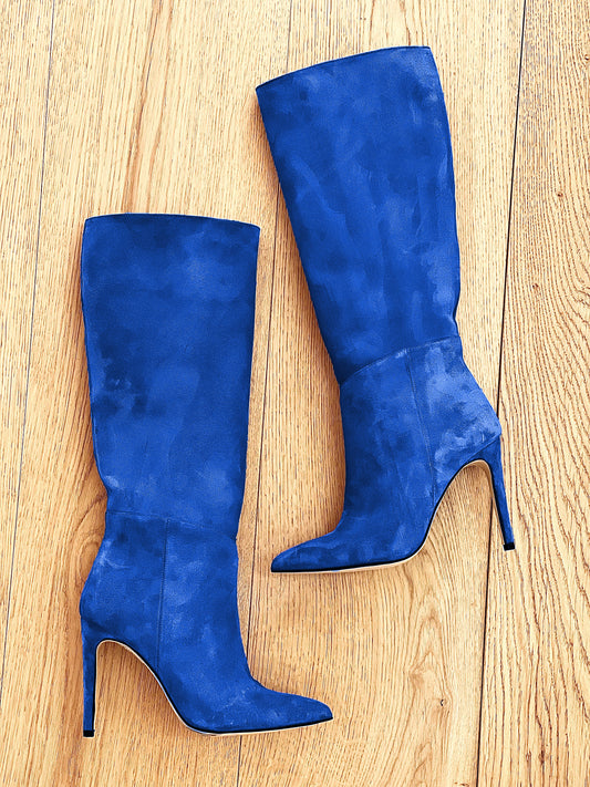 MAYA BLUE SUEDE