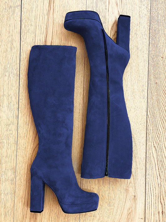 TIBET BLUE SUEDE